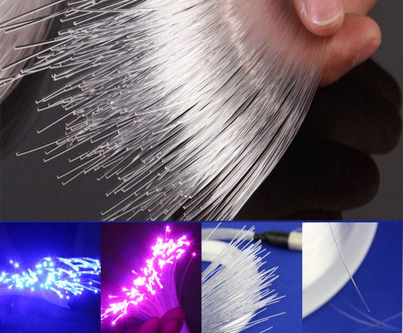 AZIMOM PMMA Plastic End Glow Fiber Optic Cable 0.75mm(0.03in) 100m(328ft)/Roll for Star Sky Ceiling All Kind Led Light Engine Driver Source - Image 3